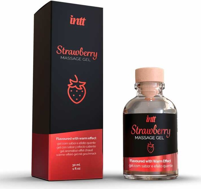 Разогревающий гель для интимного массажа Strawberry 30 мл