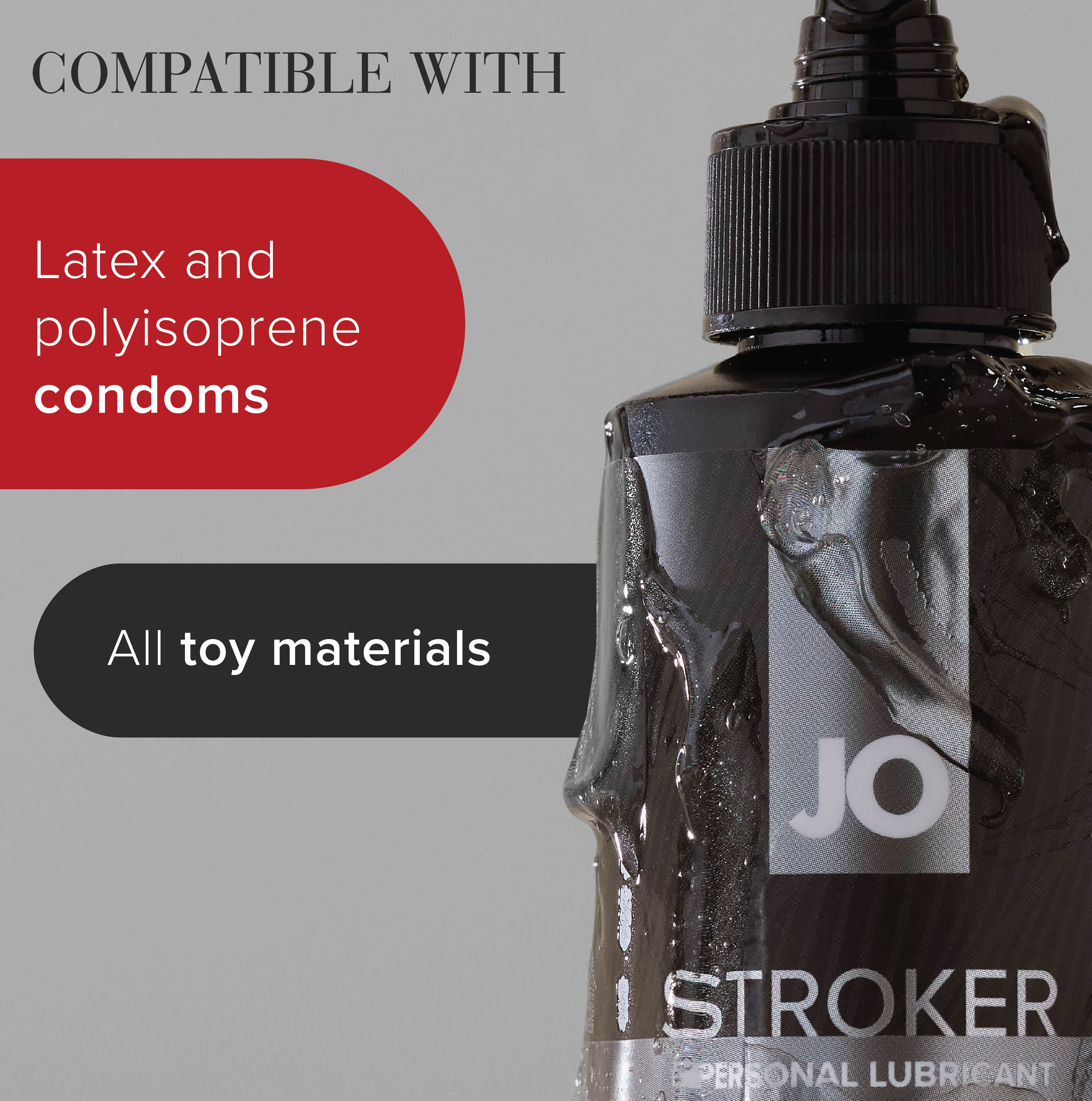 Гель на водной основе JO Stroker Lube для мастурбаторов 120 мл