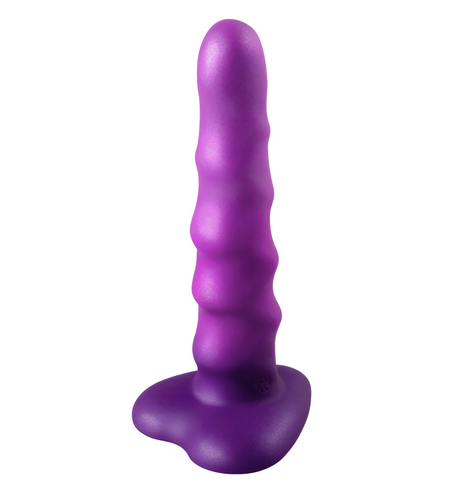 Нереалистичный дилдо 15,5см Единорог фиолетовый